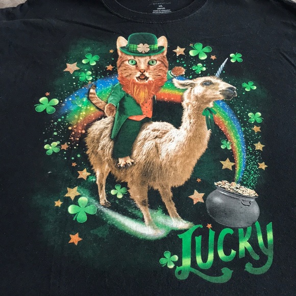 Lucky cat lama tee - Picture 2 of 4